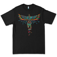 Black aztec serape thunderbird Premium Tee - RanaPortraitStore