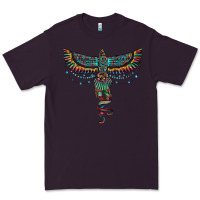 Plum aztec serape thunderbird Premium Tee - RanaPortraitStore