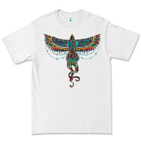 White aztec serape thunderbird Premium Tee - RanaPortraitStore