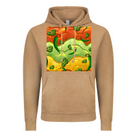 Vintage Camel mexican sauce and jalapeno seamless pattern Vintage Hoodie - BundleAndBundleShop