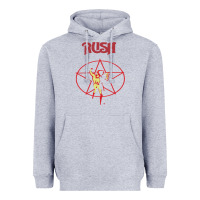 Heather Grey rush Heavyweight Hoodie - artisFamous