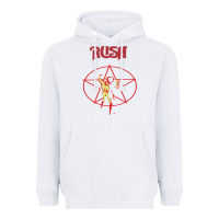 White rush Heavyweight Hoodie - artisFamous