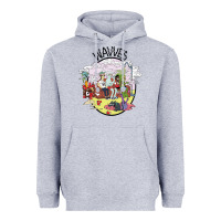 Heather Grey wavves Heavyweight Hoodie - artisFamous