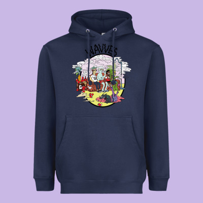 Wavves Heavyweight Hoodie Designed By Artisfamous