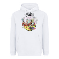 White wavves Heavyweight Hoodie - artisFamous