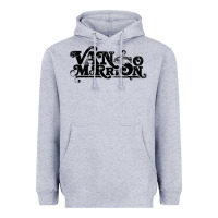 Heather Grey Van Morrison Music Heavyweight Hoodie - artisFamous