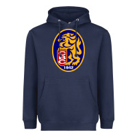 Navy leones del caracas Heavyweight Hoodie - artisFamous