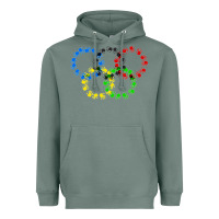 Sage winter olympics Heavyweight Hoodie - artisFamous