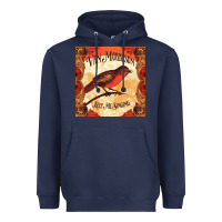 Navy Van Morrison Music Heavyweight Hoodie - artisFamous