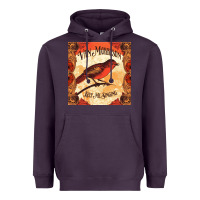 Plum Van Morrison Music Heavyweight Hoodie - artisFamous