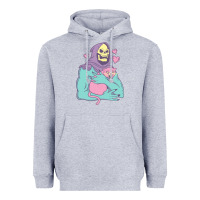 Heather Grey skeletor's cat premium scoop classic Heavyweight Hoodie - artisFamous