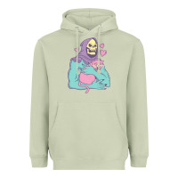Matcha skeletor's cat premium scoop classic Heavyweight Hoodie - artisFamous