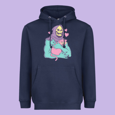 Skeletor's Cat Premium Scoop Classic Heavyweight Hoodie Designed By Artisfamous
