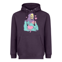 Plum skeletor's cat premium scoop classic Heavyweight Hoodie - artisFamous