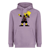 Lavender dabbing bart Heavyweight Hoodie - artisFamous
