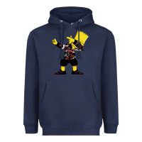 Navy dabbing bart Heavyweight Hoodie - artisFamous