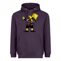 Plum dabbing bart Heavyweight Hoodie - artisFamous