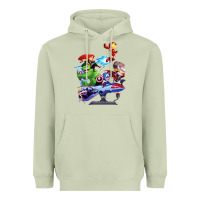 Matcha superheroes Heavyweight Hoodie - artisFamous