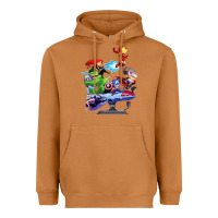 Meerkat superheroes Heavyweight Hoodie - artisFamous