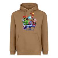 Toasted Coconut superheroes Heavyweight Hoodie - artisFamous