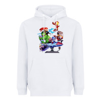 White superheroes Heavyweight Hoodie - artisFamous