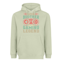Matcha SON BROTHER GAMING LEGEND Heavyweight Hoodie - artisFamous