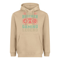 Mushroom SON BROTHER GAMING LEGEND Heavyweight Hoodie - artisFamous