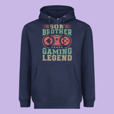 Son Brother Gaming Legend Heavyweight Hoodie Designed By Artisfamous