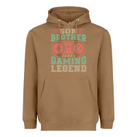 Toasted Coconut SON BROTHER GAMING LEGEND Heavyweight Hoodie - artisFamous