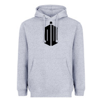 Heather Grey dr who tshirt Heavyweight Hoodie - artisFamous
