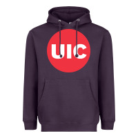 Plum UIC College Heavyweight Hoodie - artisFamous