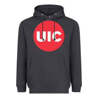 Smoke UIC College Heavyweight Hoodie - artisFamous