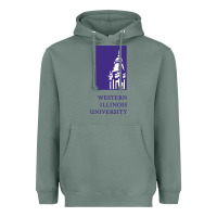Sage Western Illinois College Heavyweight Hoodie - artisFamous