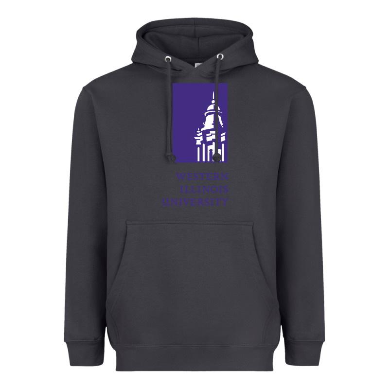 Western Illinois College Heavyweight Hoodie by artisFamous | Teevron