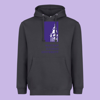 Western Illinois College Heavyweight Hoodie Designed By Artisfamous