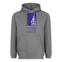 Storm Western Illinois College Heavyweight Hoodie - artisFamous