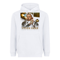 White tyler farr Heavyweight Hoodie - artisFamous