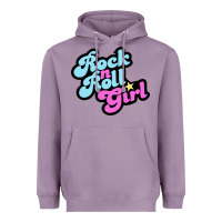 Lavender rock n roll girl Heavyweight Hoodie - artisFamous