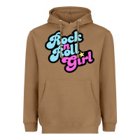 Toasted Coconut rock n roll girl Heavyweight Hoodie - artisFamous