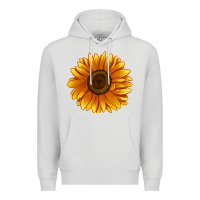 Dove Grey Soraya Sunflower Premium Hoodie - LillyAllenDesigns