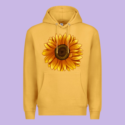 Soraya Sunflower Premium Hoodie Designed By Lillyallendesigns