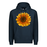 Navy Soraya Sunflower Premium Hoodie - LillyAllenDesigns