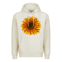 Oatmeal Heather Soraya Sunflower Premium Hoodie - LillyAllenDesigns