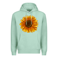 Seafoam Soraya Sunflower Premium Hoodie - LillyAllenDesigns