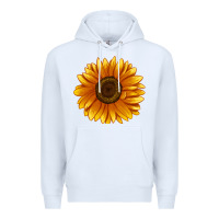 White Soraya Sunflower Premium Hoodie - LillyAllenDesigns