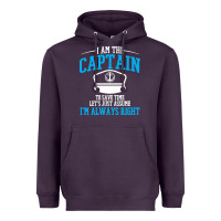 Plum captain funny boating sailing Heavyweight Hoodie - artisFamous