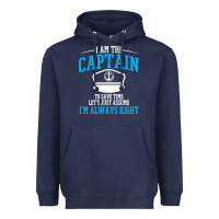 Navy captain funny boating sailing Heavyweight Hoodie - artisFamous