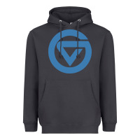 Smoke Grand Valley College Heavyweight Hoodie - artisFamous