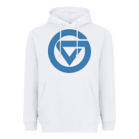 White Grand Valley College Heavyweight Hoodie - artisFamous