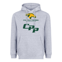Heather Grey cal pol pomona Heavyweight Hoodie - artisFamous